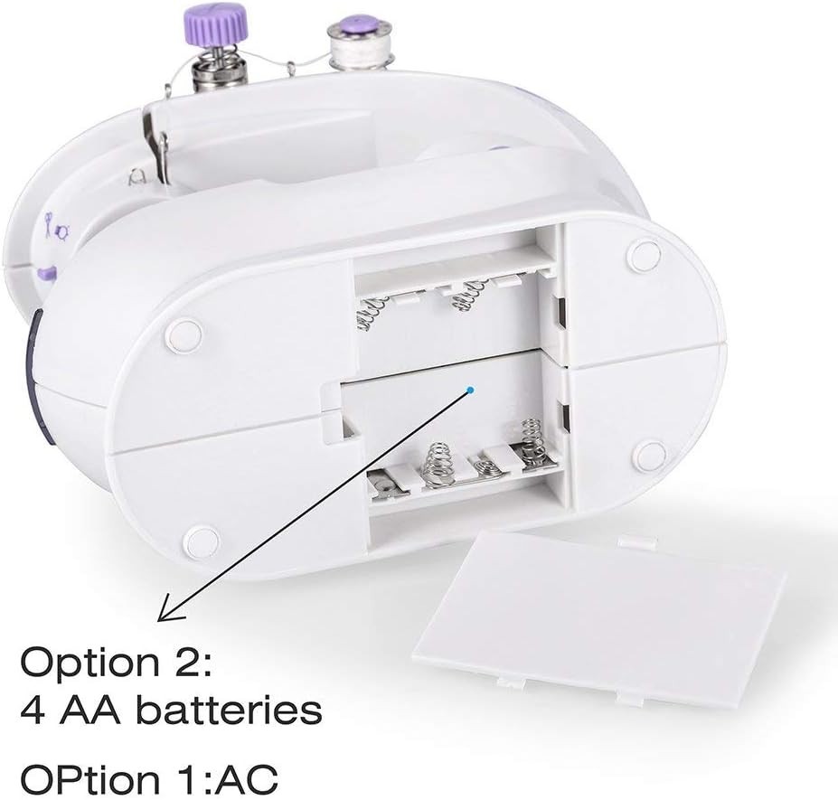 Electric Sewing Machine Portable Mini 12 Stitches Pedal Household For Beginner photo 4