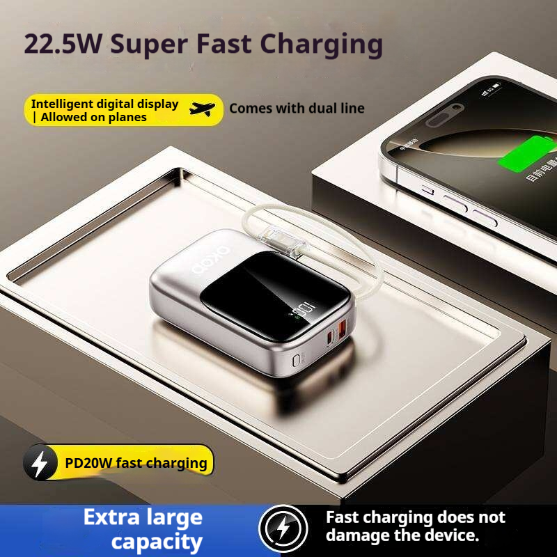 KP-731 Best-selling High-Capacity 20,000mAh Fast-Charging Power Bank With Digital Display Factory Direct Stock photo 3