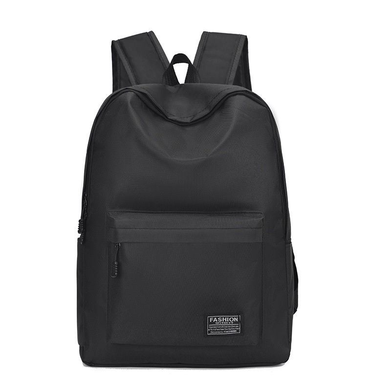 Business Double Shoulder Bag Fashion Casual Large Capacity Travel Backpack Computer Bag Versatile Lightweight College Student Backpack - Black  No USB photo 1