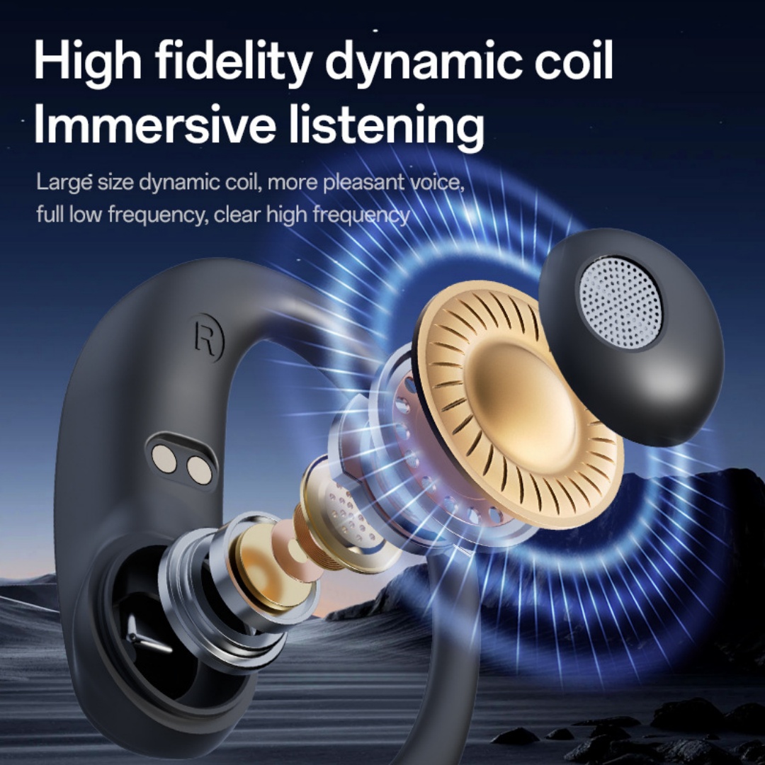 Cross Border Explosion M127 Long Range Hanging Earphone Private Model High Color Value Low Latency Wireless Bluetooth Headphones Wholesale photo 4