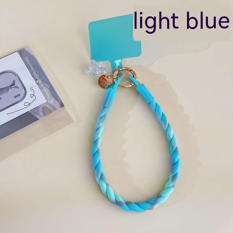 Phone Case Lanyard Suitable For Silicone Split Lanyard Keychain Short Rope Mobile Phone Pendant Gasket photo 6