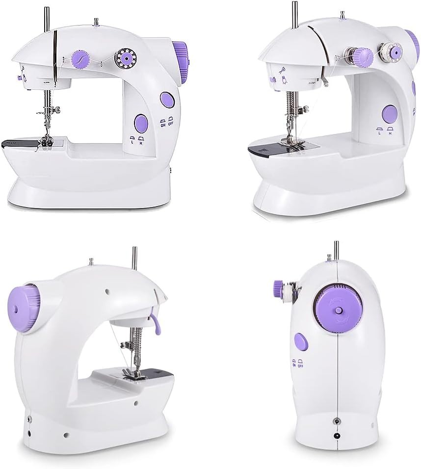 Electric Sewing Machine Portable Mini 12 Stitches Pedal Household For Beginner photo 7