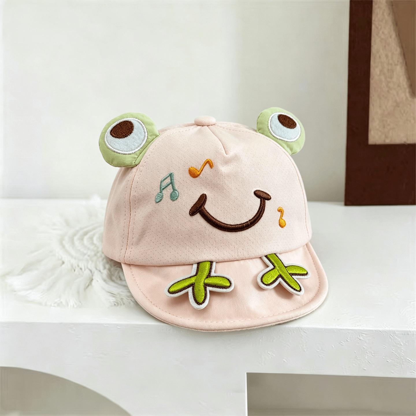 The New Boys And Girls' Musical Frog Soft-top Cute And Playful Baseball Cap Is Suitable For Children Aged 0-3 For Outings. photo 4