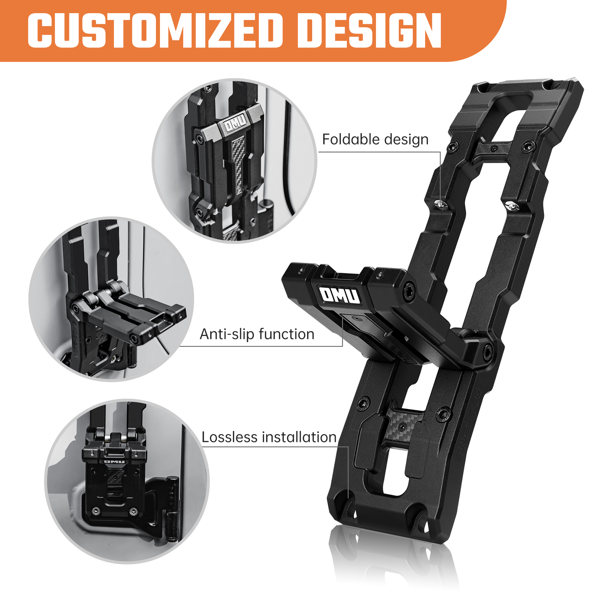 Door Hinge Step For 2007-2025 Wrangler & 2020-2025 Gladiator photo 2