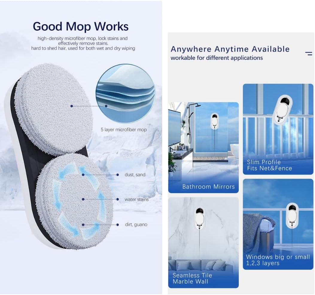 Window Cleaning Machine Intelligent Window Cleaning Robot Automatic Electric UK photo 4