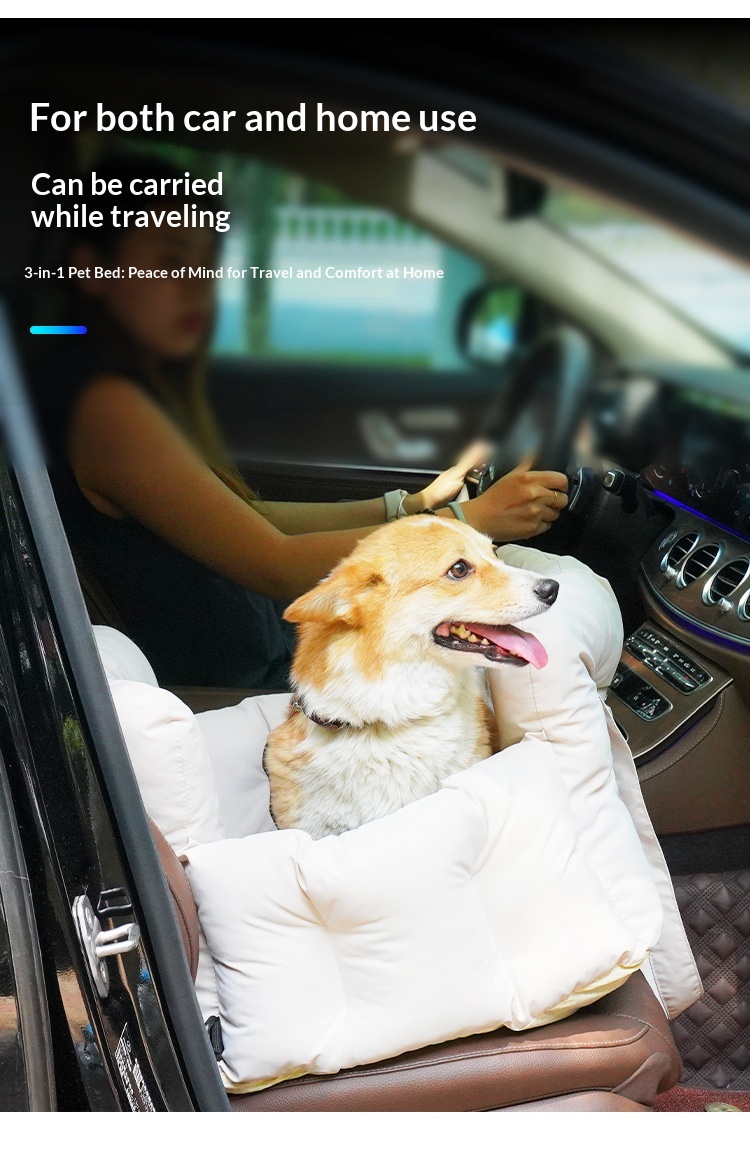 Waterproof Removable Portable Car Safety Seat Bed For Pets photo 6