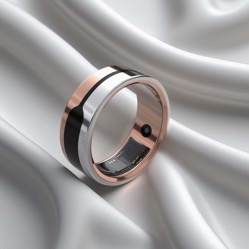 Smart Ring Health Tracker Fitness Ring Heart Rate Blood Oxygen Sleep Monitor Smart Ring For Men Women photo 3