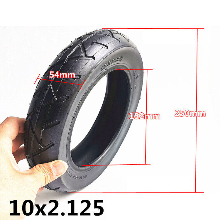 2X 10X2.125 Inner Tube And Tyre Pure Air Pro Decent Or Riley 10in 2.125 Bent Valve photo 3