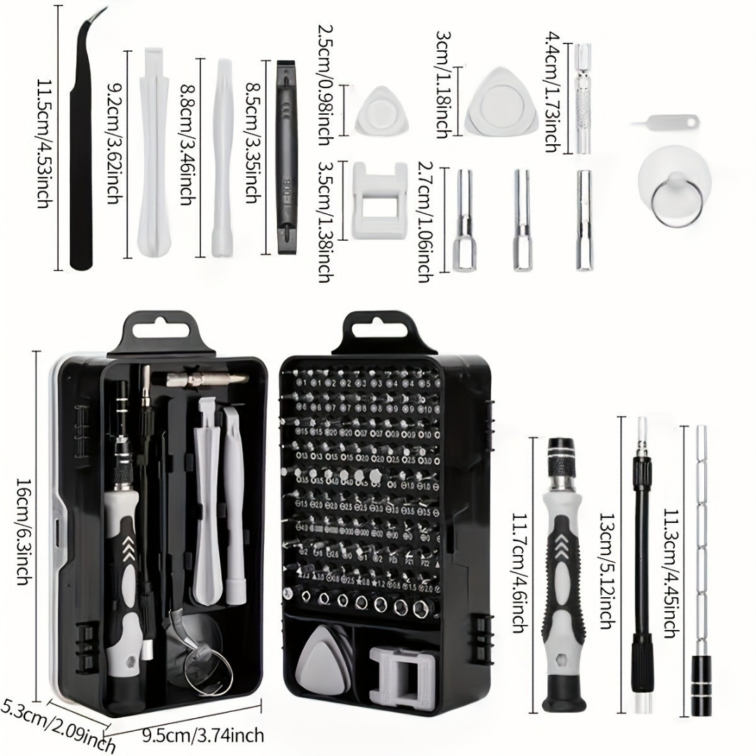 Amazon Exclusive 115 In One Screwdriver Set With Multiple Functions And High Hardness For Disassembling Mobile Phone Repair Tools, Batch Head photo 7