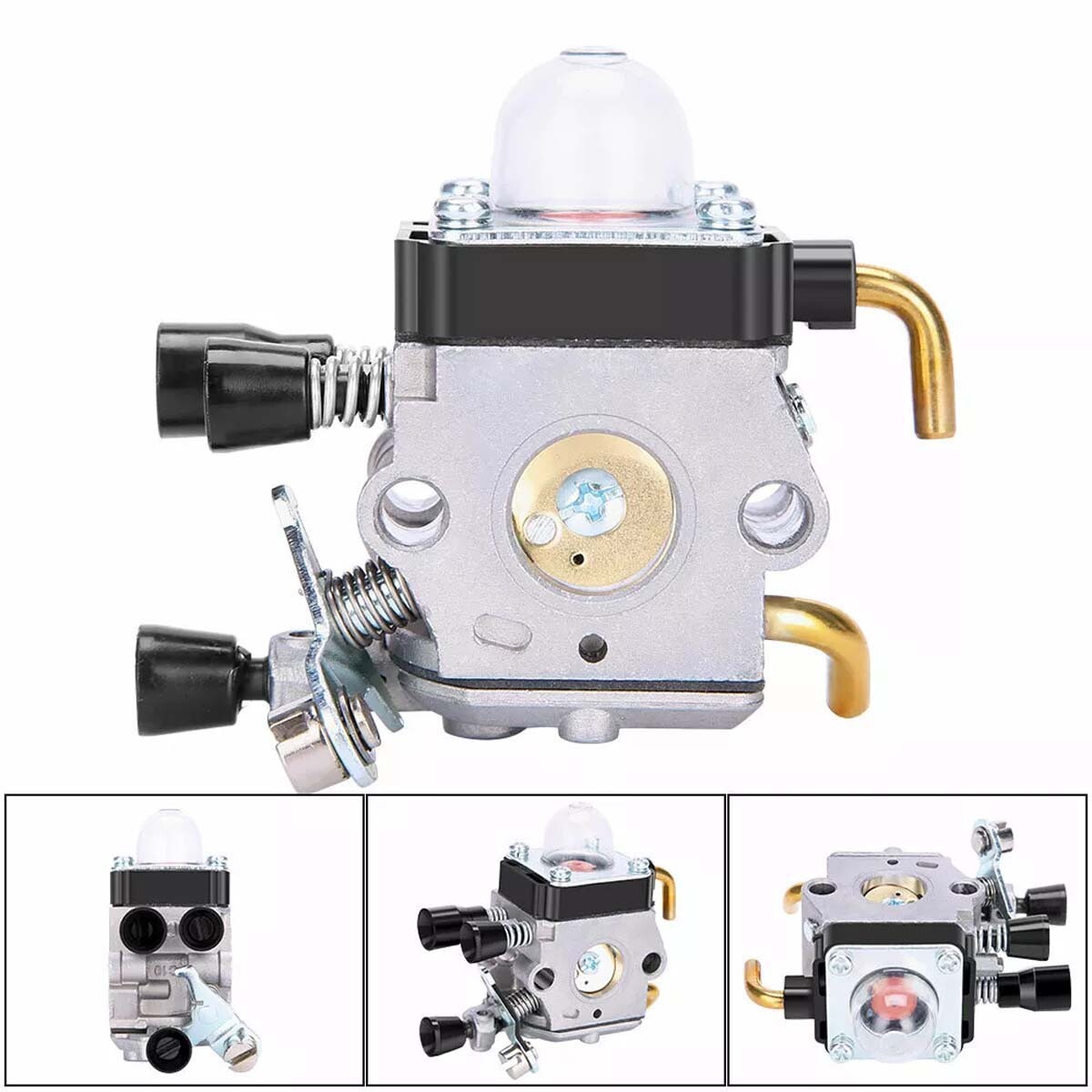 For STIHL FS38 FS45 FS46 FS55 FS80 FS85 KM55 Carburetor Carb Air Fuel Filter Set photo 1