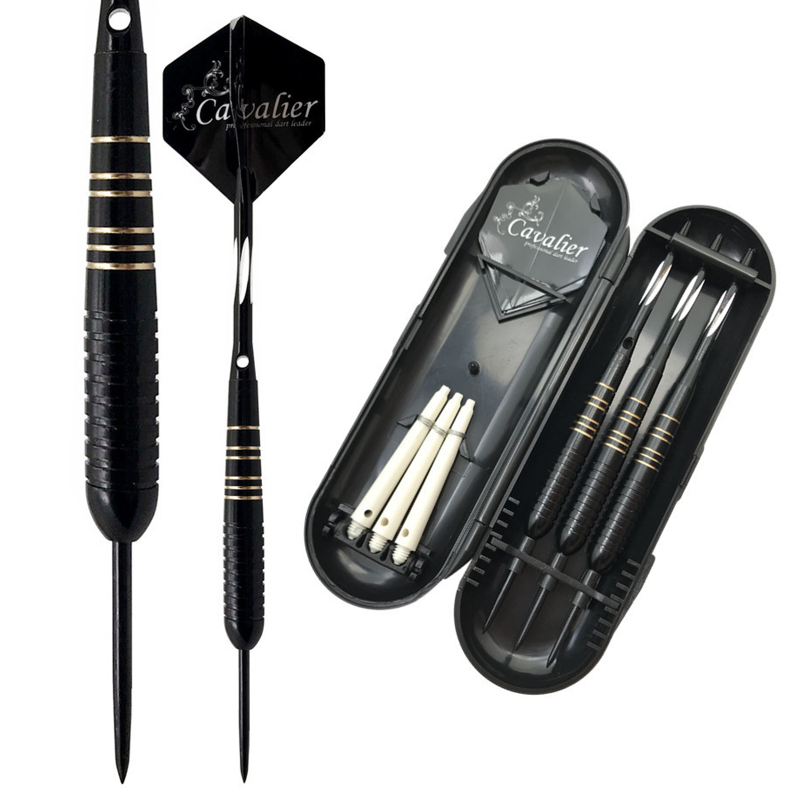 Heavy Weight Tip Darts Set With Flights & Stems & Dart Wallet Games Kit photo 1