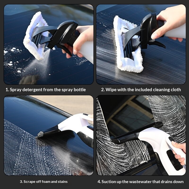 Cross Border Small Electric Glass Cleaner, Handheld Window Cleaner With High Water Absorption And Adsorption Efficiency, Portable Tool For Glass Cleaning photo 2
