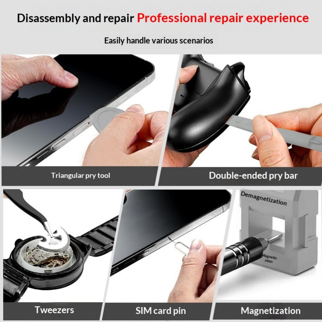 Amazon Exclusive 115 In One Screwdriver Set With Multiple Functions And High Hardness For Disassembling Mobile Phone Repair Tools, Batch Head photo 2