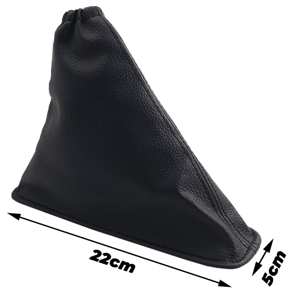 Black Leather Gear Shift And Handbrake Boot Cover For Toyota Corolla 2007-2013 Manual Transmission photo 3