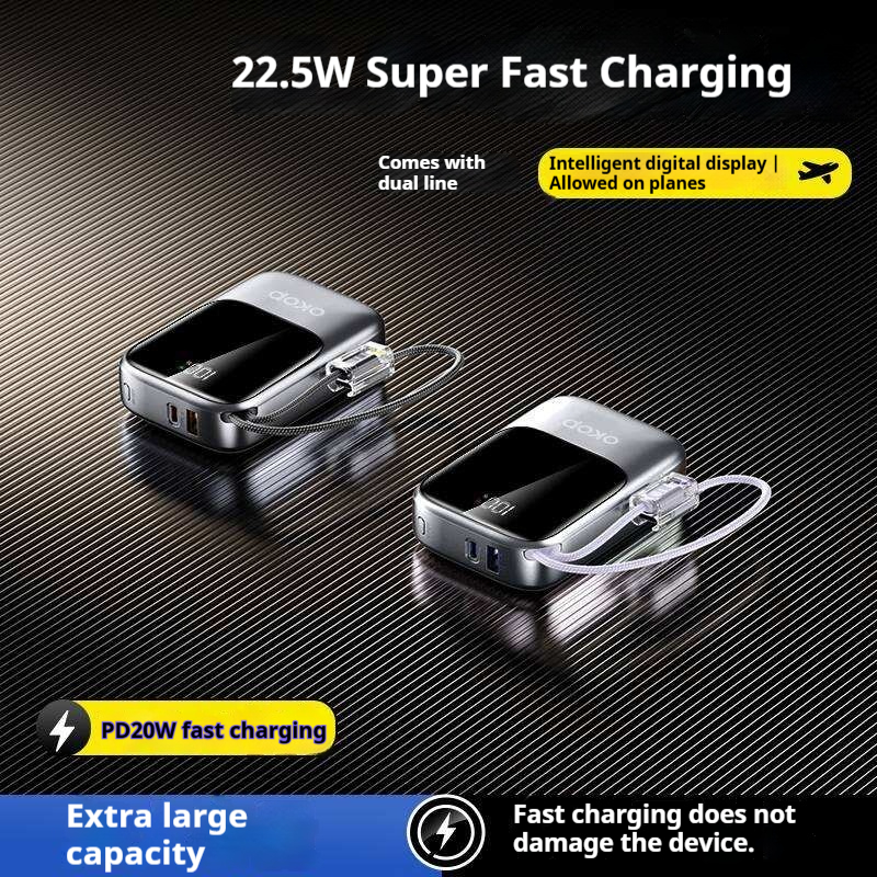 KP-731 Best-selling High-Capacity 20,000mAh Fast-Charging Power Bank With Digital Display Factory Direct Stock photo 6