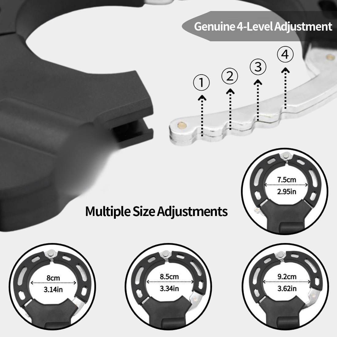 E-Scooter Handcuff Lock For Motorcycle Bike Lock Anti-Theft photo 6