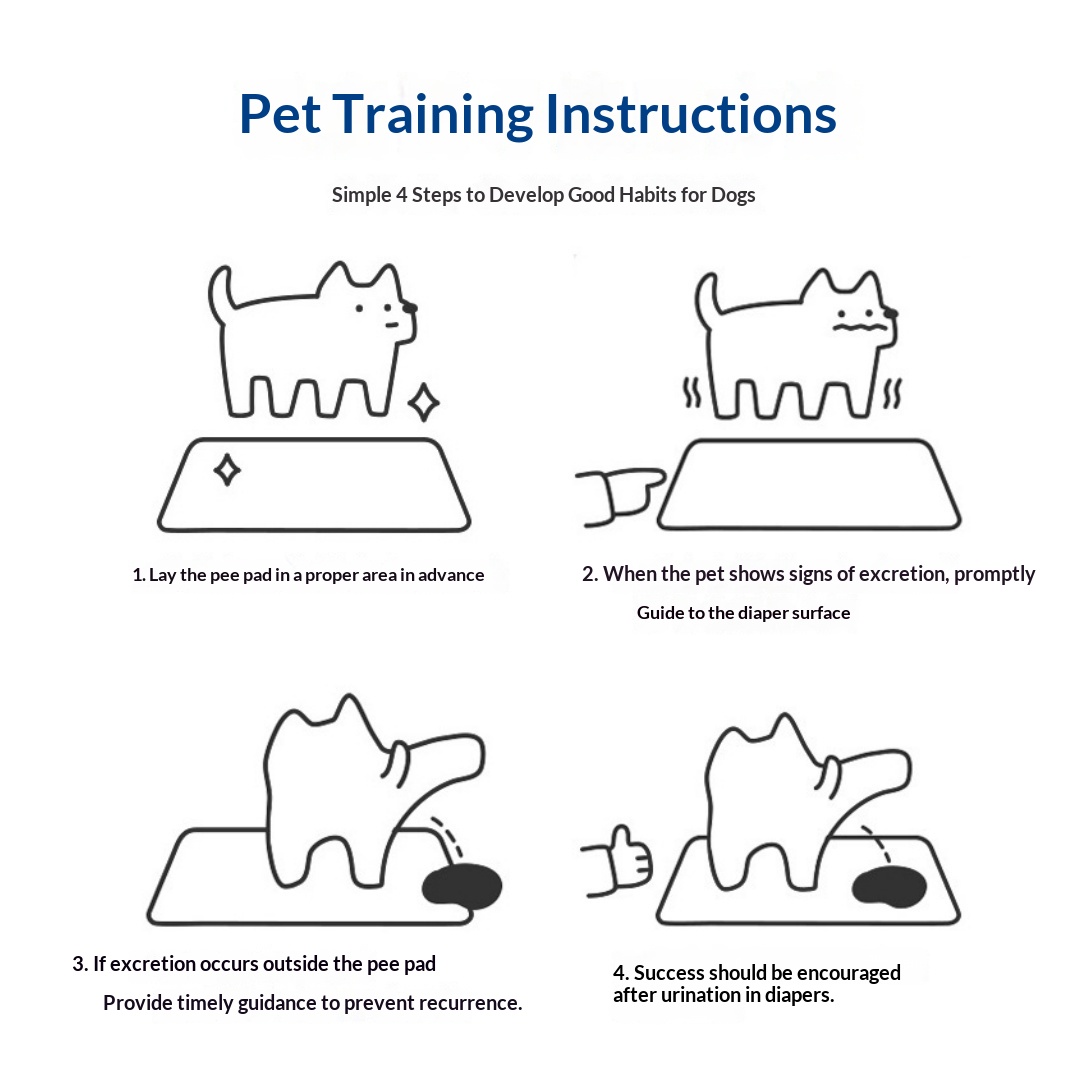 Thickened Bamboo Charcoal Odor-Absorbing Disposable Dog Training Pee Pads photo 4