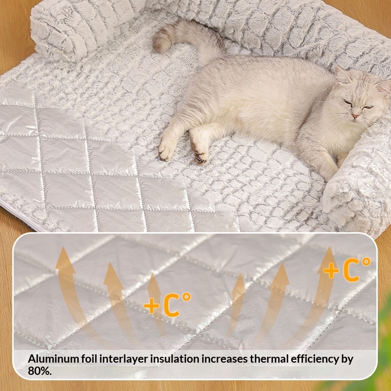 Cat Nest Winter Warm Sofa Cushion Extra Large Outdoor Dog Nest Cat Nest Cage Special Cross-Border Pet Supplies photo 3