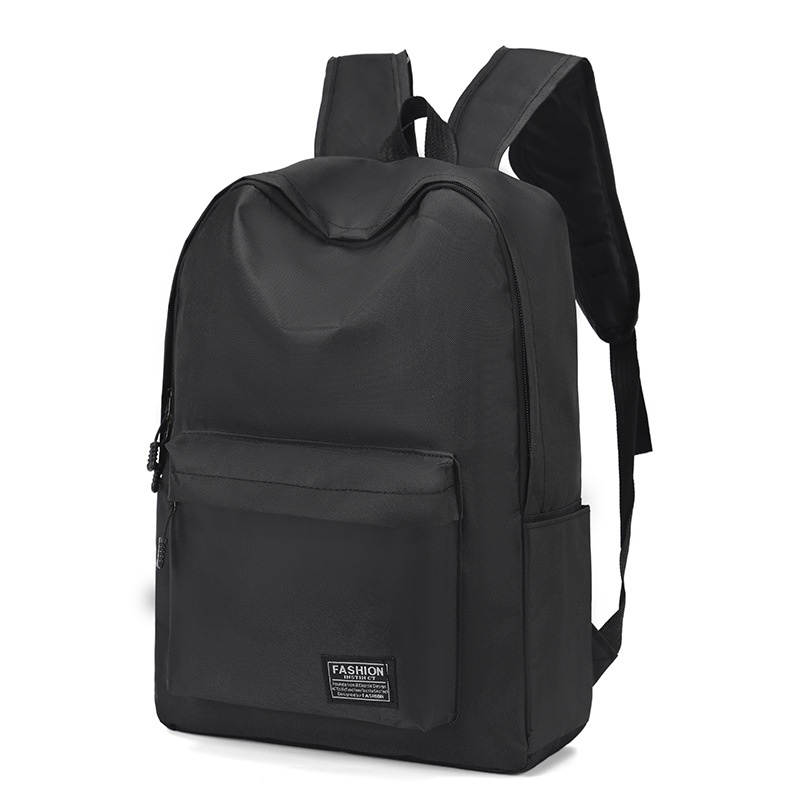 Business Double Shoulder Bag Fashion Casual Large Capacity Travel Backpack Computer Bag Versatile Lightweight College Student Backpack - Black  No USB photo 3