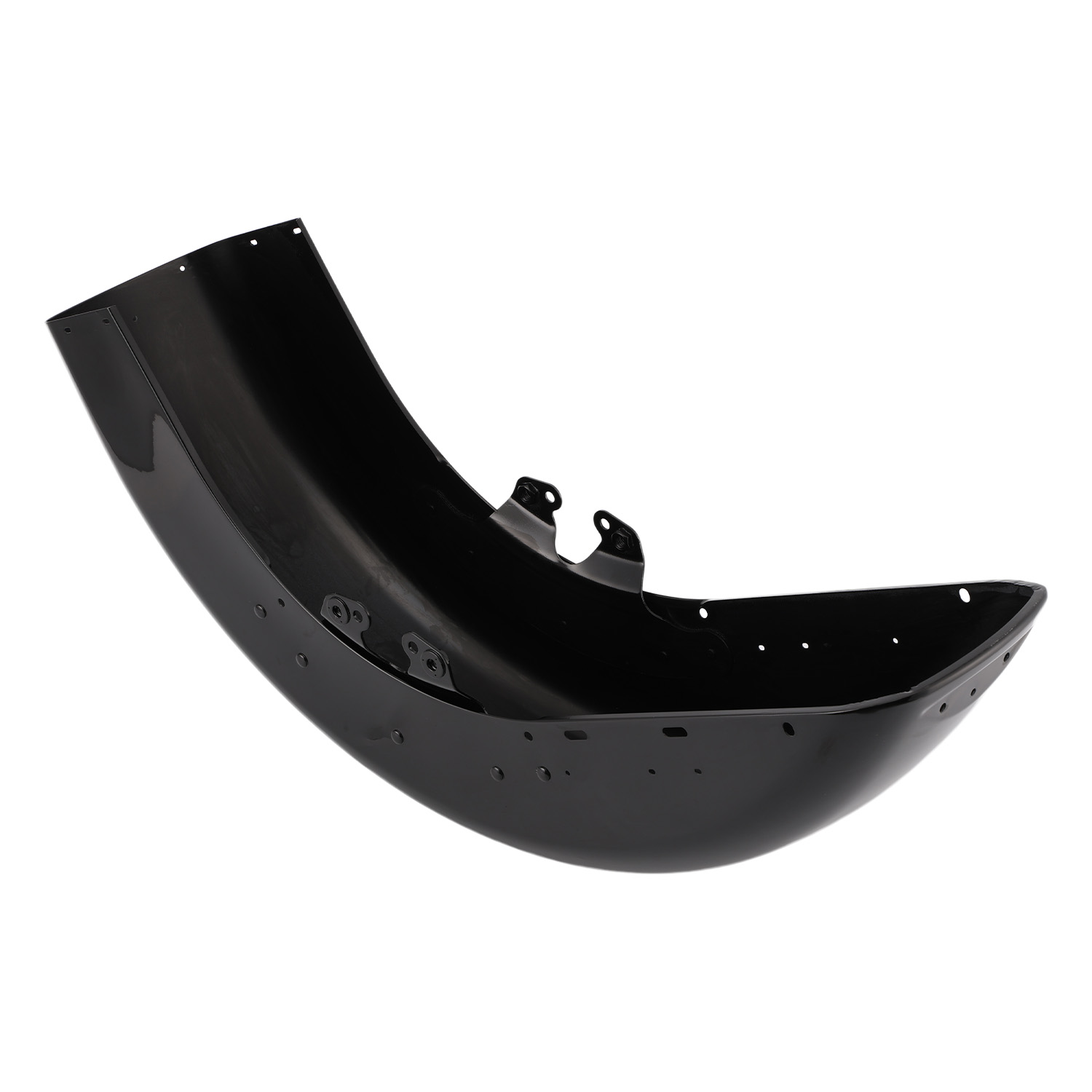 Vivid Black Front Fender Fit For Harley Touring From 2014 photo 2