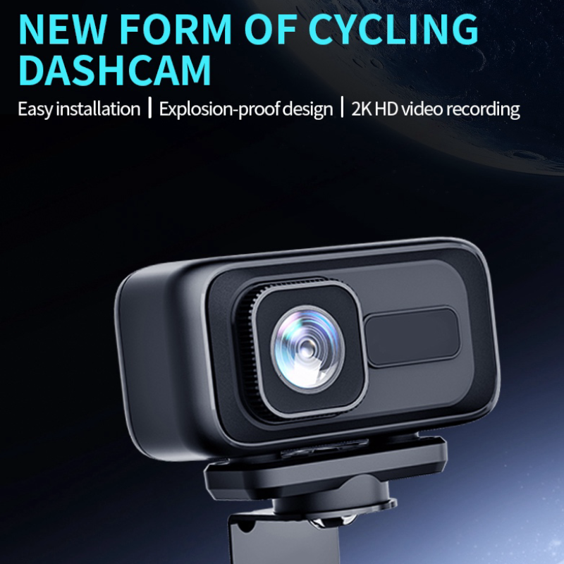 2K Motorcycle Dash Cam Outdoor Riding Waterproof Sports Camera For Electric Bicycles photo 4