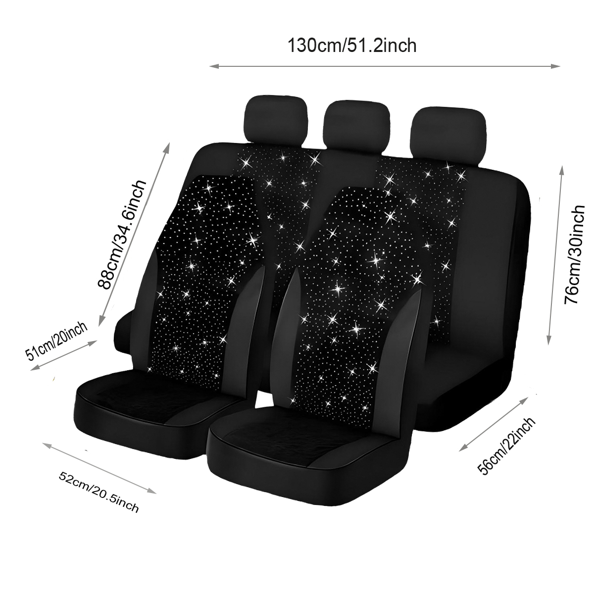5-Seat Car Seat Cover, Classic And Timeless Design, Thin 2mm Thickness, Suitable For All Seasons photo 2