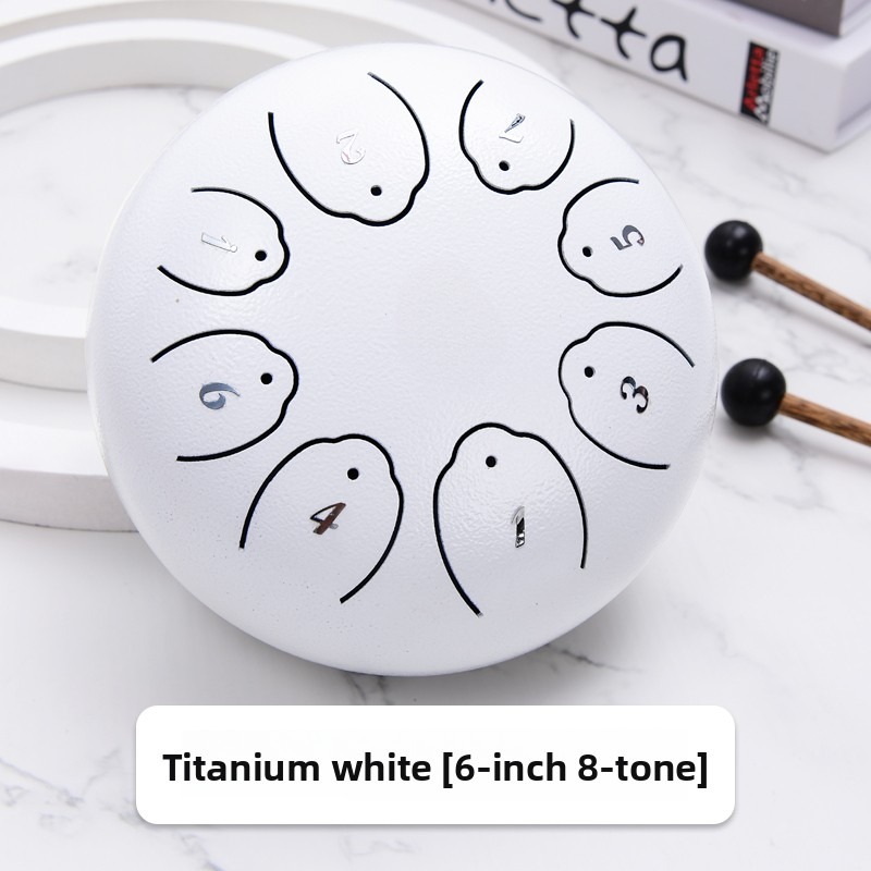 Series 6-Inch 8-Note Steel Tongue Drum photo 4