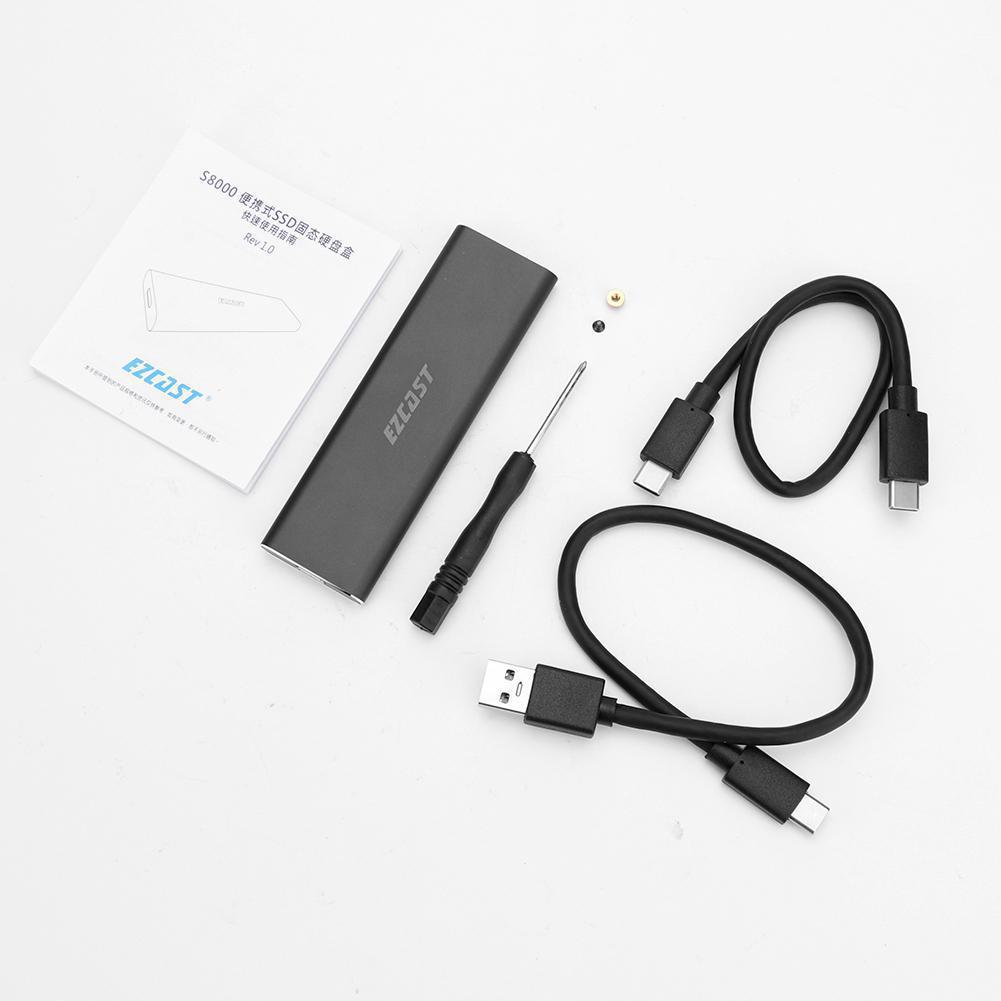 M.2 NVME Mobile Hard Disk Box Speed PCIe To USB3.1 GEN2 Solid State SSD photo 5