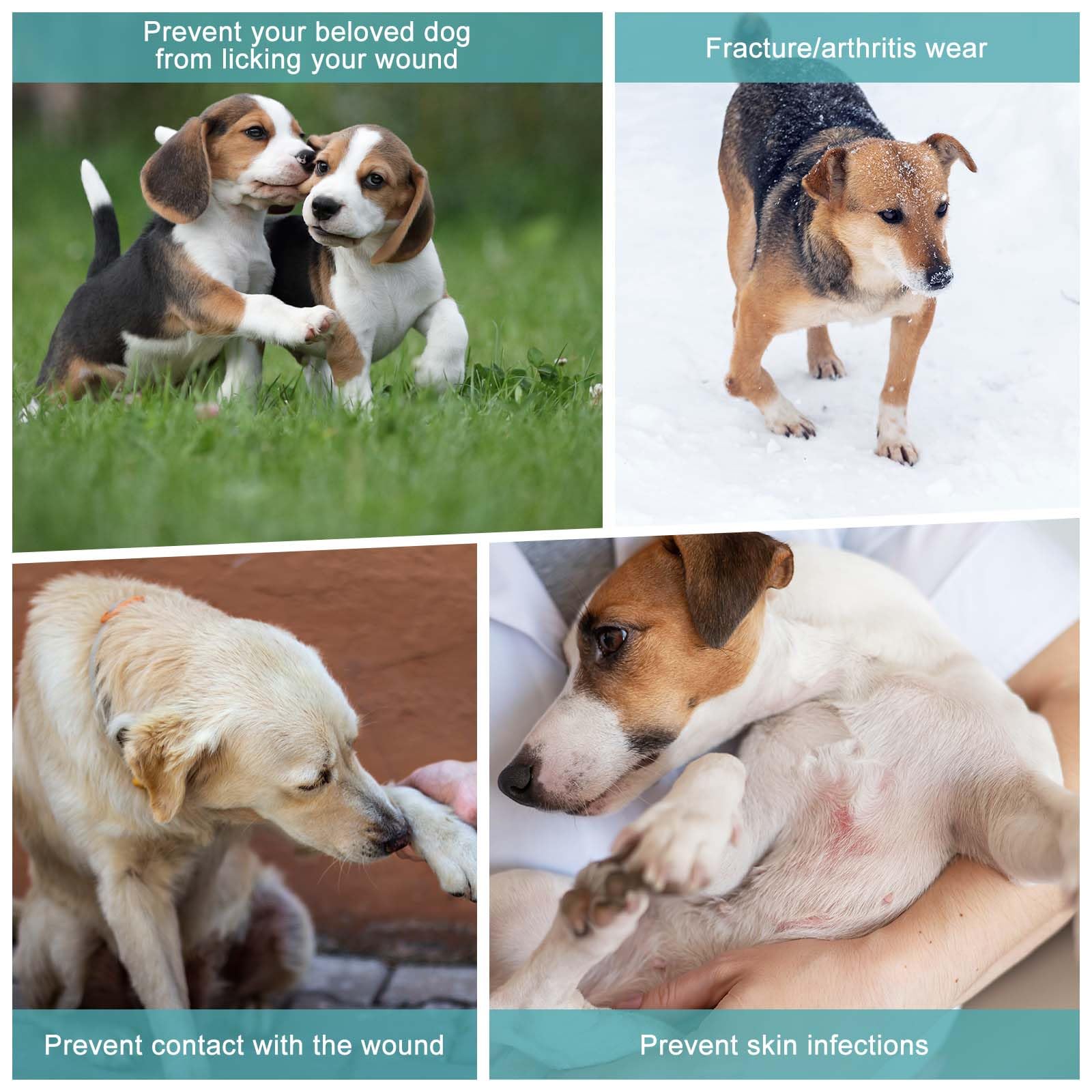 Dog Leg Sleeves, Dog Recovery Suit For Front Legs Pet Sleeves Elbow Protector Brace  For Knee Recovery Prevent Scratching photo 4