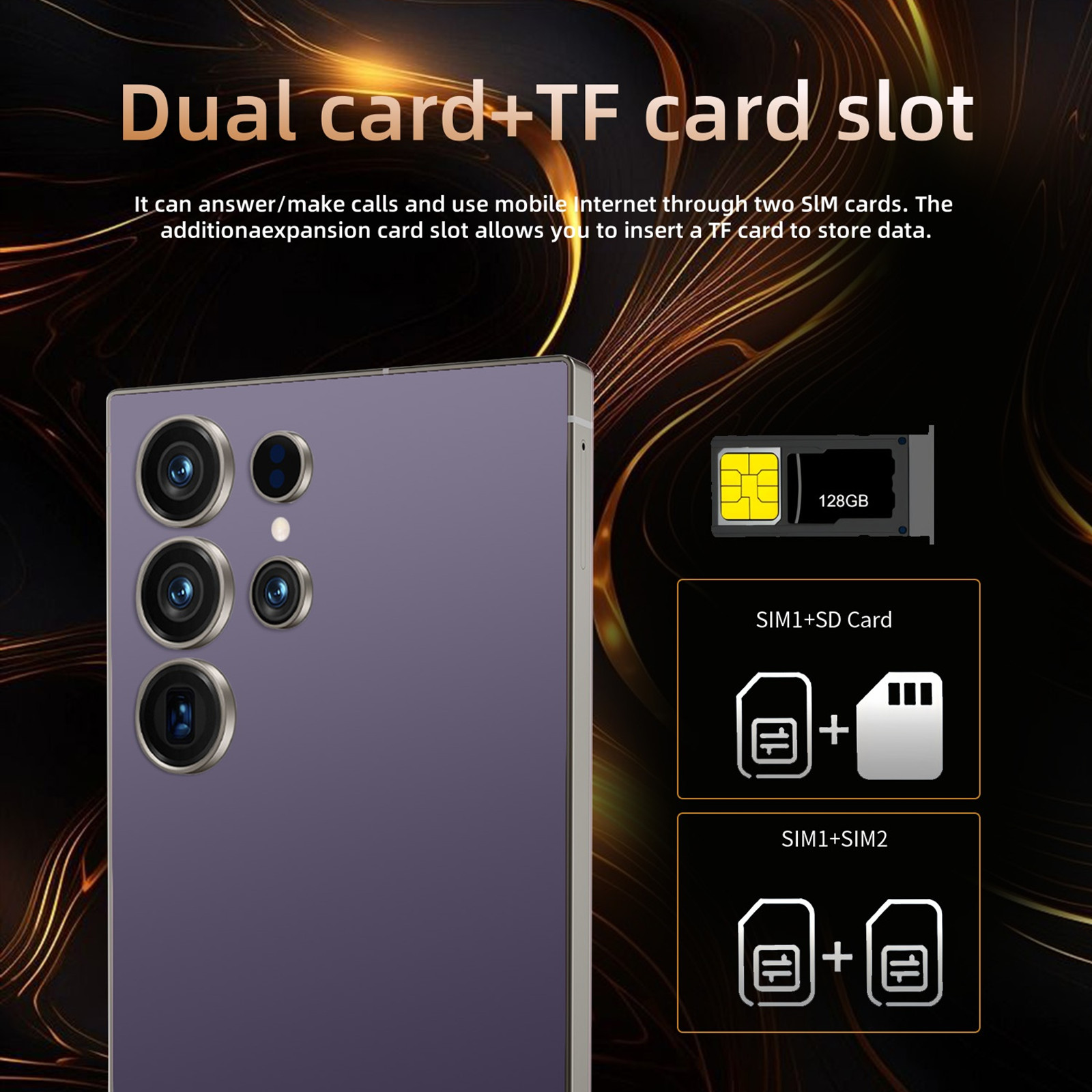 24 Ultra Cell Phone 8GB-256GB Unlocked Phone,5GSmartphone With Tool Pen, Android 14.0 Cell Phone Dual SIM Dual Standby photo 4