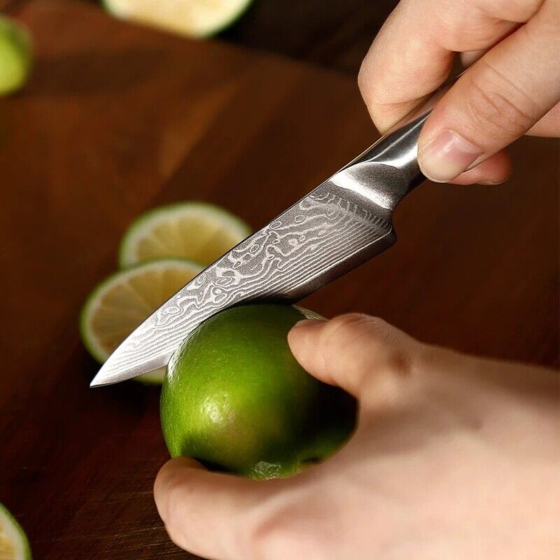 Sunnecko Paring Knife Knives 9 Cm Pointed Tip Fruit Vegetable Kitchen Knife photo 5