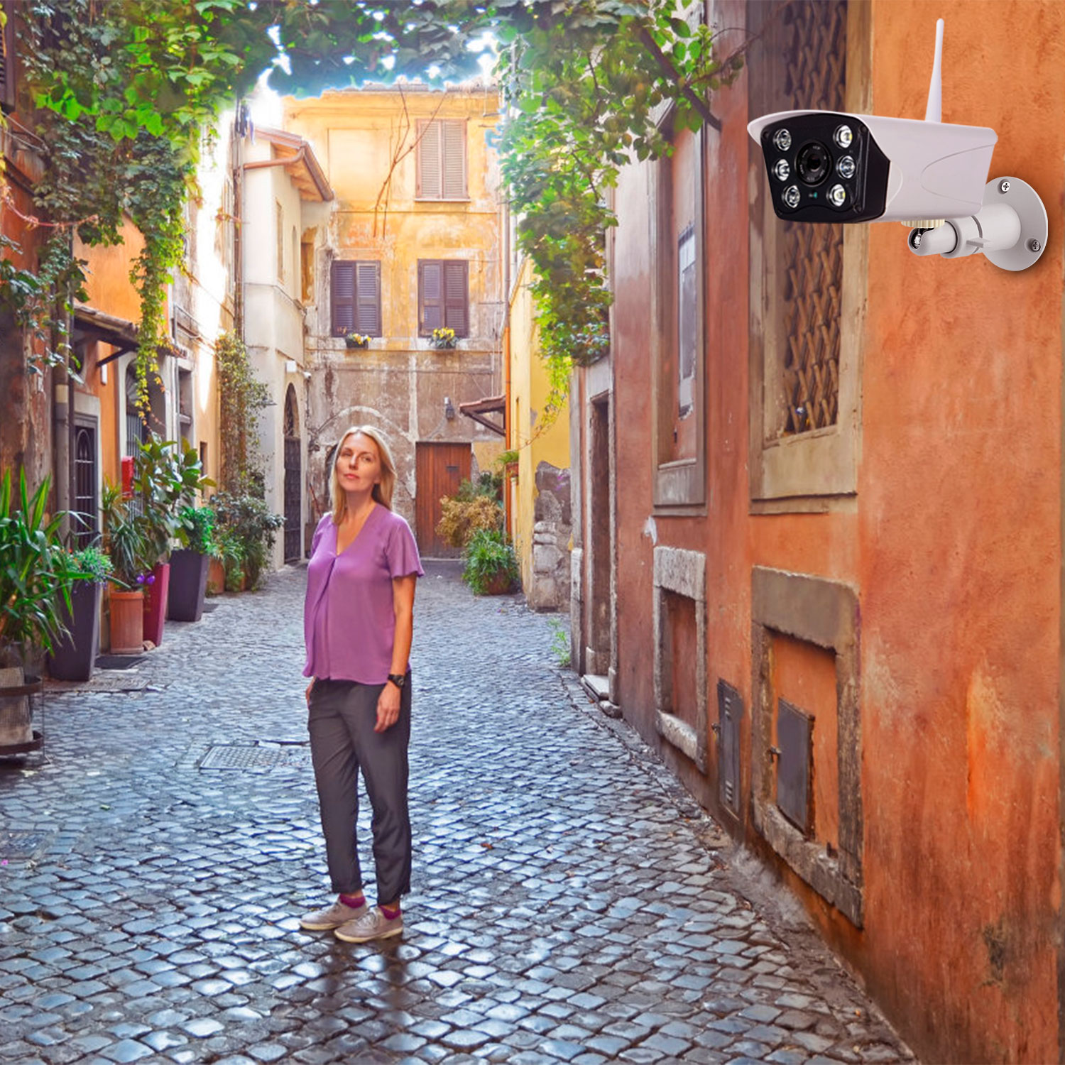 3 Packs  Per Set Security Camera Wall Mount For Arlo 360 Degree Adjustable Camera Holder Garden Patio Screw Mount Universal Fit For  Imperial Standard Screw Interface No Camera photo 8