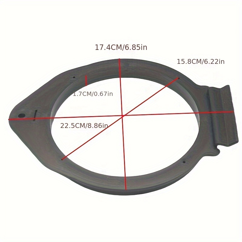 2pcs 4pcs 6.5Car Front Rear Door Audio Speaker Horn Washer Mounting Adapters Brackets Plates Spacer Ring Fit For GMC Chevy Buick photo 4