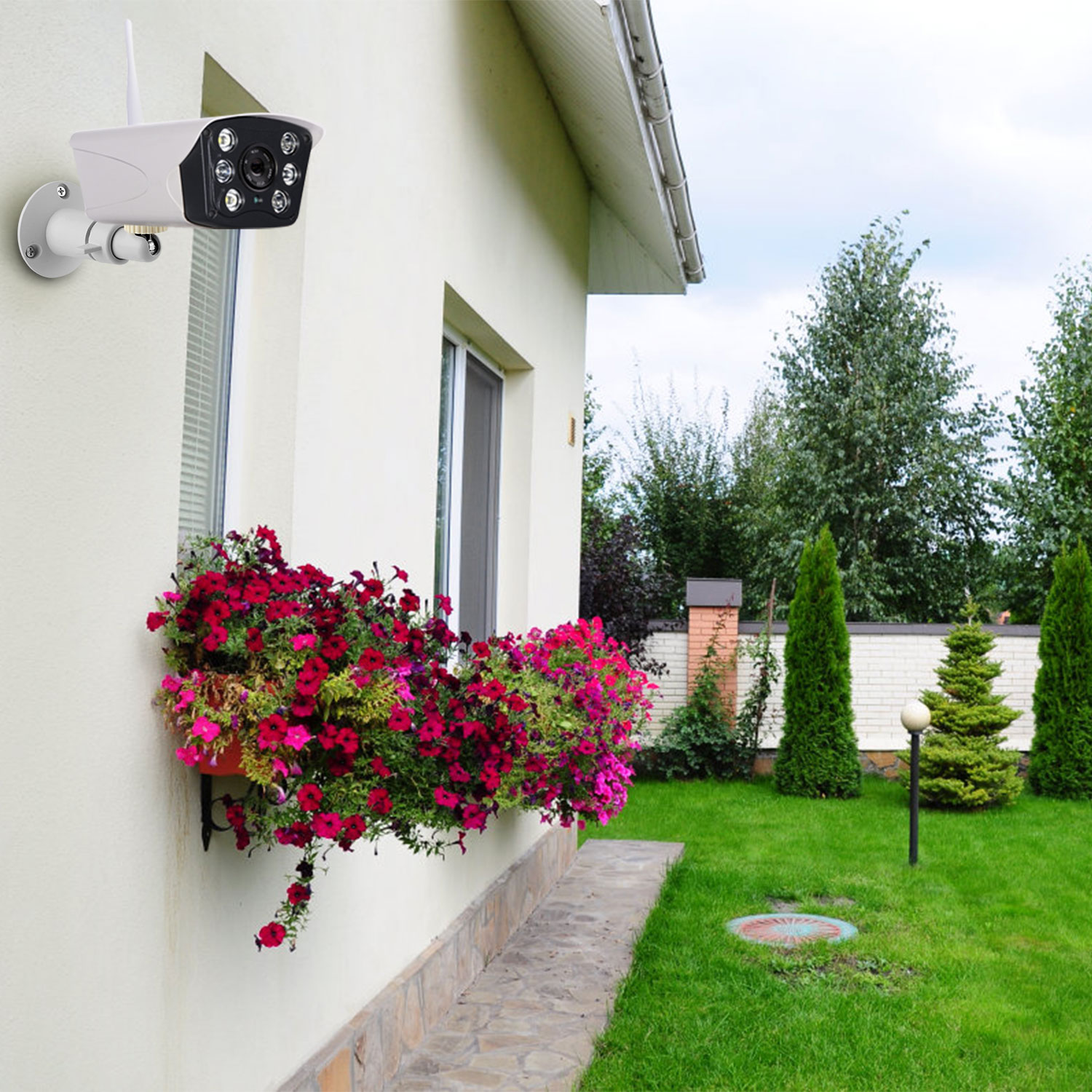 3 Packs  Per Set Security Camera Wall Mount For Arlo 360 Degree Adjustable Camera Holder Garden Patio Screw Mount Universal Fit For  Imperial Standard Screw Interface No Camera photo 3