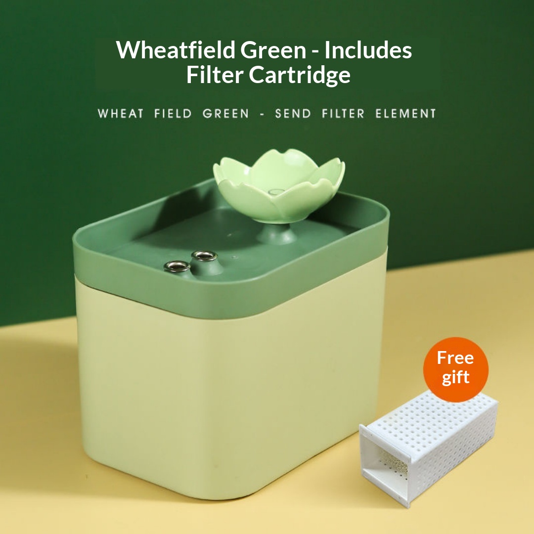 Silent Automatic Circulating Filtered Pet Water Fountain photo 1