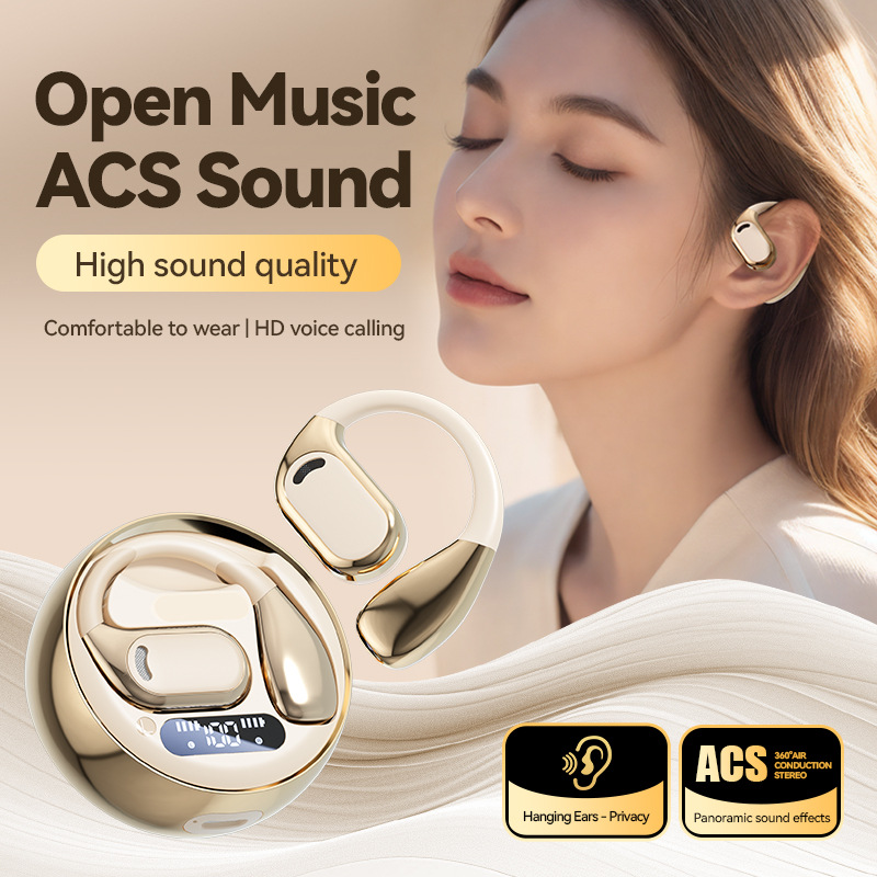 Cross Border Explosion M127 Long Range Hanging Earphone Private Model High Color Value Low Latency Wireless Bluetooth Headphones Wholesale photo 6
