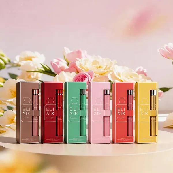 Women's 6-Piece Set Travel Perfume 35ml 1.18oz Perfume For Her PDQ Sweet Gourmand & Floral Fragrances Long Lasting For Party Night Out & Daily Wear Perfect Gift For Girlfriend, Best Friend, Mother photo 6