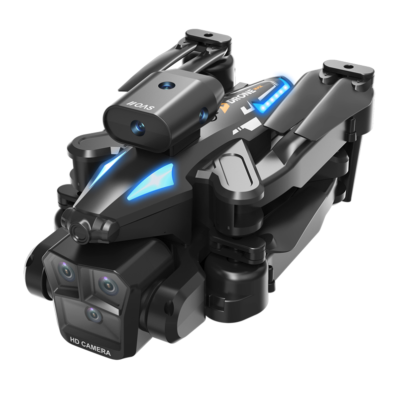 C10 Black - Triple Camera - Dual Electric Drone-BLACK photo 2