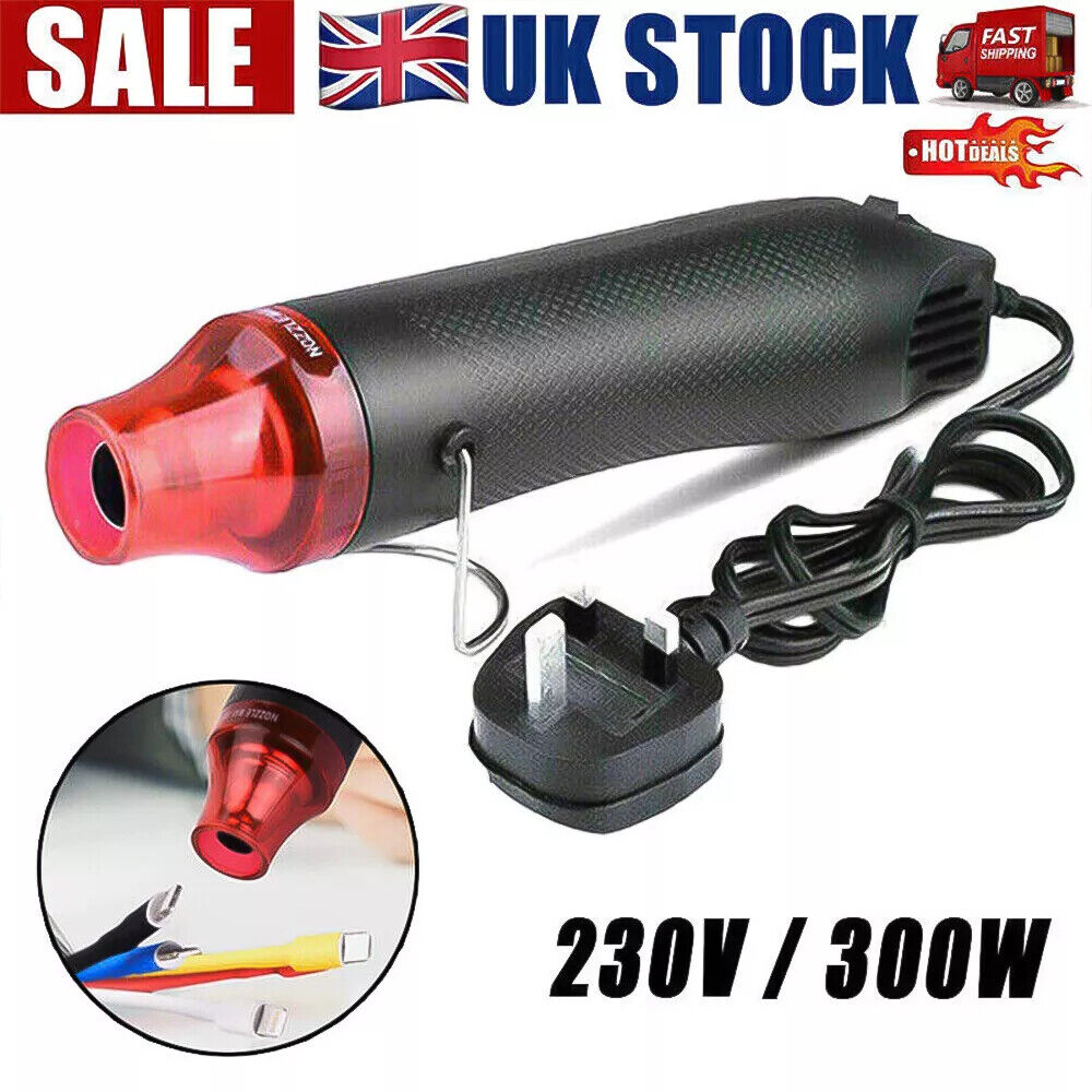 300W Handheld Hot Air Gun Portable Mini Heat Gun For DIY Crafts Shrink Wrapping photo 1