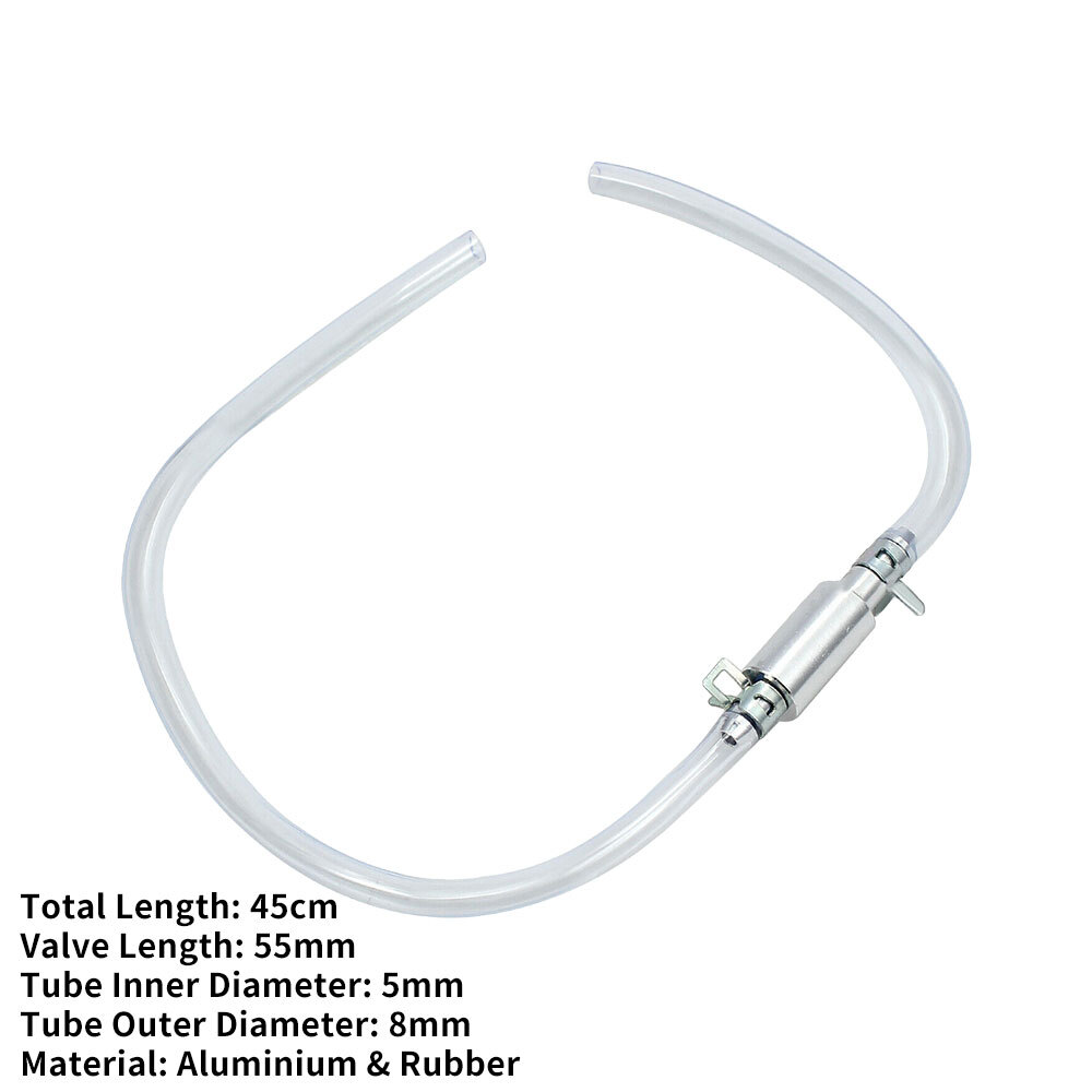 2 Pack Brake Bleeder HoseHydraulic Brake Bleed Hose One Way Check Valve Tube photo 4