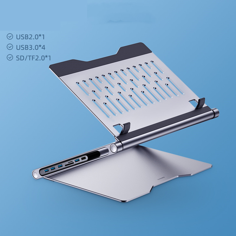 Lapstop Stand With 8-in-1 Docking Station photo 2