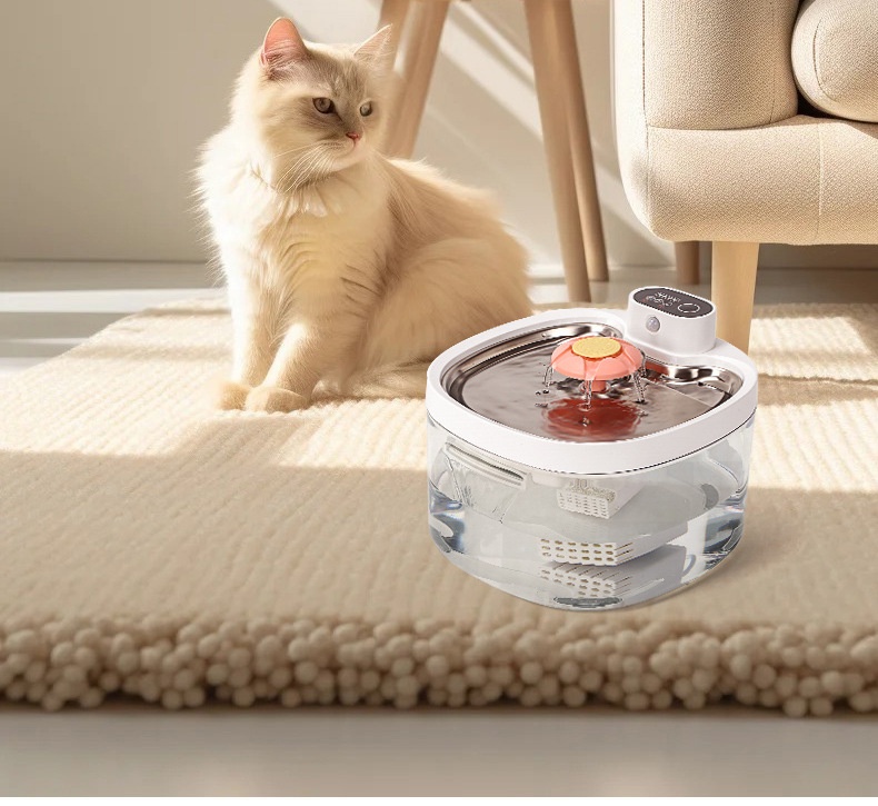 Smart Circulating Filtered Pet Water Fountain photo 2
