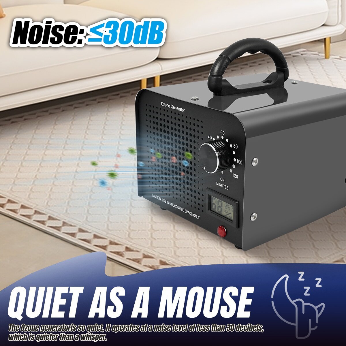 60000mg H Ozone Generator Machine Industrial Air Purifier Ozonator Ozonizer LCD photo 4