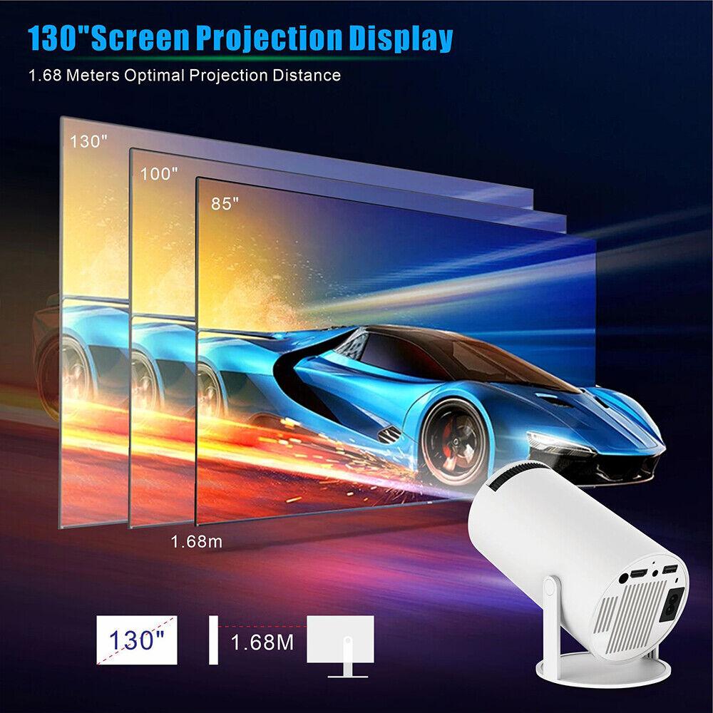 5G 4K Projector Smart HD LED WiFi Bluetooth HDMI USB Android Office Home Theater photo 3