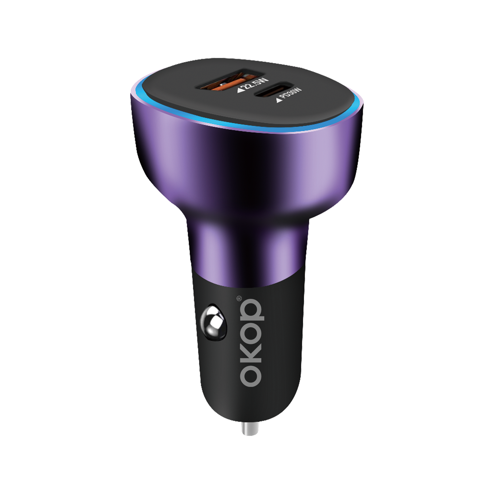 KP-C100 Wholesale Super-Fast Car Chargers MP3 Players Multi-Port USB Type-C In Stock photo 1