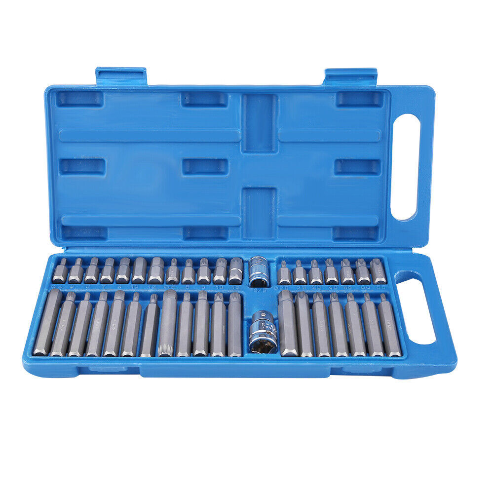 40 X Allen Key Torx Hex Star Spline Socket Bit Set Drive Car Repair Tool 1 2 3 8 photo 8