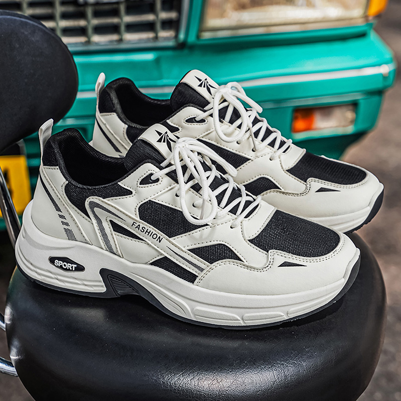 Men's Sports Shoes, New 2026 Summer Breathable Mesh Running Shoes, Platform Dad Sneakers For Male Students photo 2