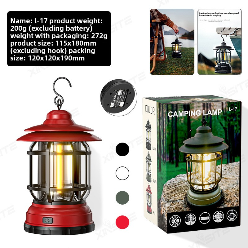 Camping Light, Ambient Light, Flame Camping Lamp, Tent Retro Hurricane Lamp photo 8