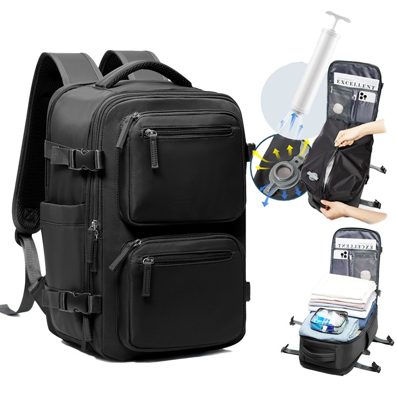 Vacuum Compression Backpack, Budget Airline Boarding Travel Bag, Large Capacity Business Computer Bag, Lightweight photo 3