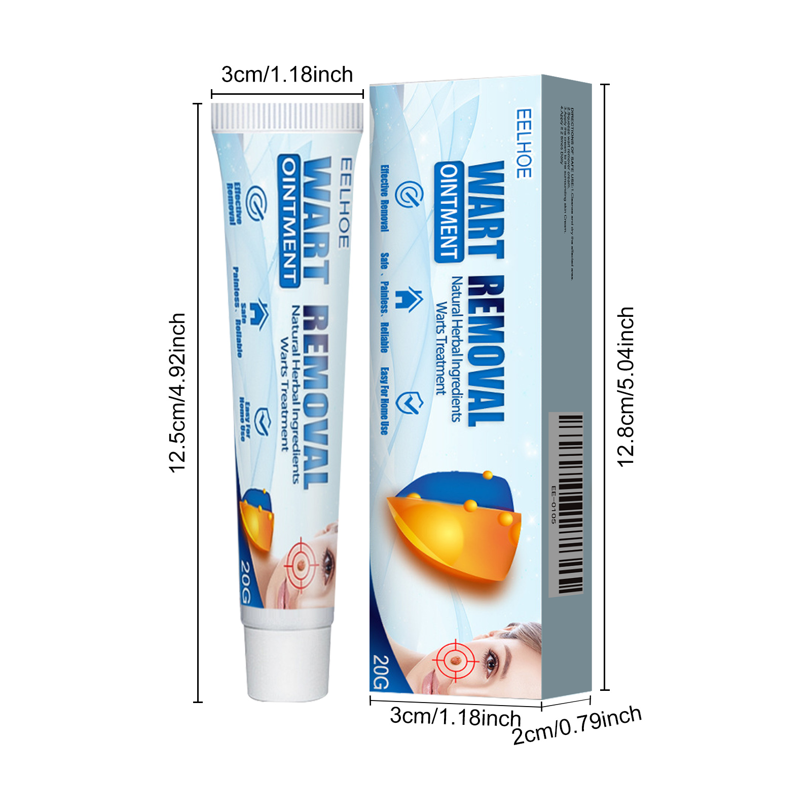 Smooth Skin Care Cream 20g 1box photo 4